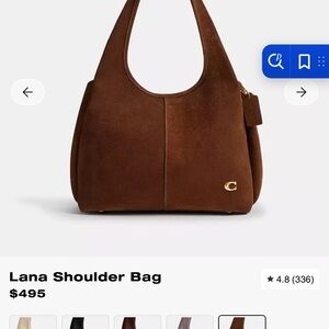 Coach Lana Suede Shoulder Bag